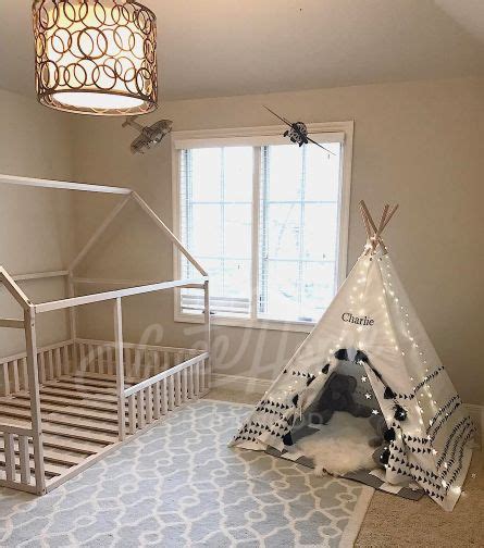 Kid House Bed Toddler Loft Bed Toddler House Bed Teepee Kids Etsy