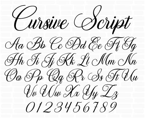 Cursive Font Wedding Font Font Monogram Cursive Font For Etsy In 2021 Cursive Fonts Cursive