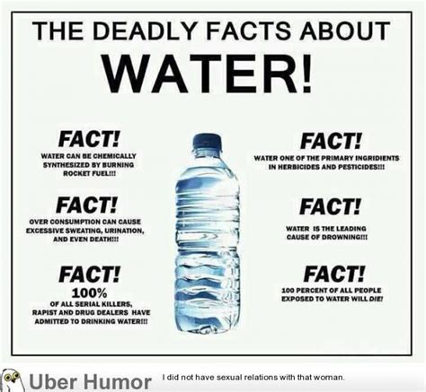 Just Something Funny The Deadly Facts About Water
