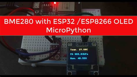 Demo Micropython Display Bme680 Sensor Values On Oled Display With