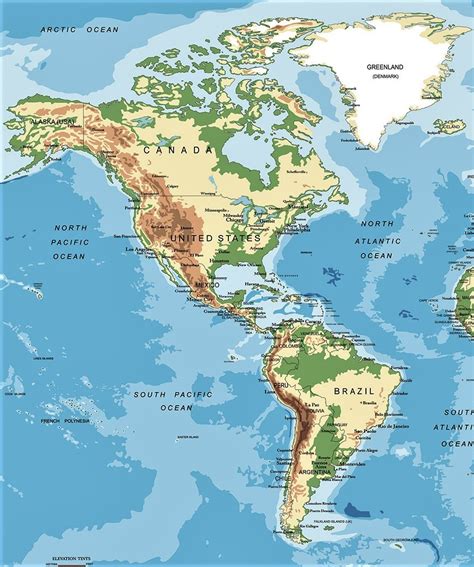 ⊛ Mapa De América Político 🥇 Gran Tamaño And Buena Calidad 2022