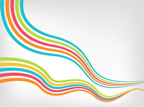 Striped Waves Vector Art And Graphics
