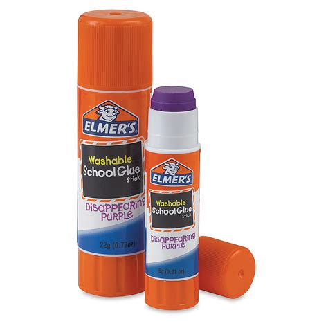 Elmers Washable Disappearing Purple Glue Sticks Blick Art Materials