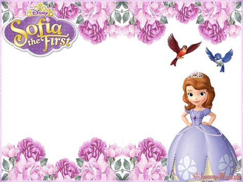 Download sofia the first tiara and amulet template. Sofia the First Free Online Invitation Templates ...