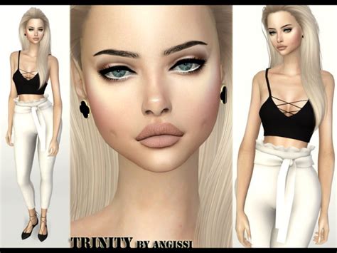 Симочка модель trinity by angissi Женщины для sims 4 Симы для sims 4 Каталог файлов Симс 4