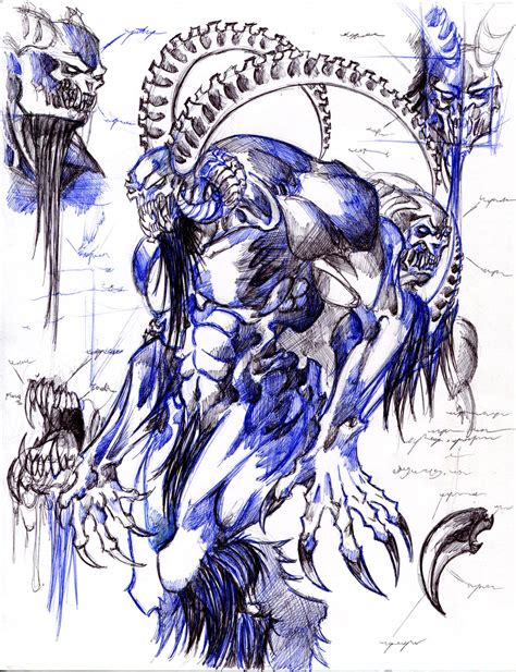 Demon Sketch Study By Winddragon24 On Deviantart