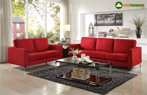 Màu đỏ Cuốn Hút Ghế Sofa Màu đỏ Và ấm áp Nhất Cho Không Gian Của Bạn