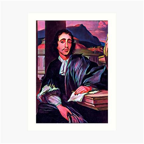 Baruch Spinoza Artwork Art Print For Sale By Suyogsonar25 Redbubble