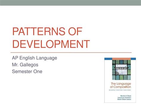 Ppt Patterns Of Development Powerpoint Presentation Free Download