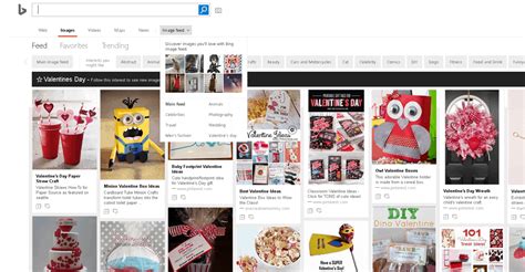 Bing Image Search Updated With Image Feed Taking On Pinterest