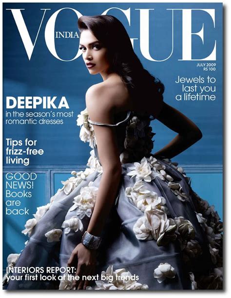 Deepika Padukone Graces The Vogue India Magazine Veethi
