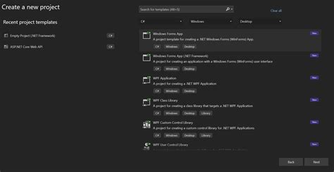 Create a Windows Forms app With C# — Web Grid Developer Forum