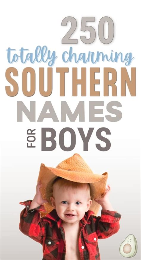 250 Southern Boy Names The Coolest Baby Names For 2024