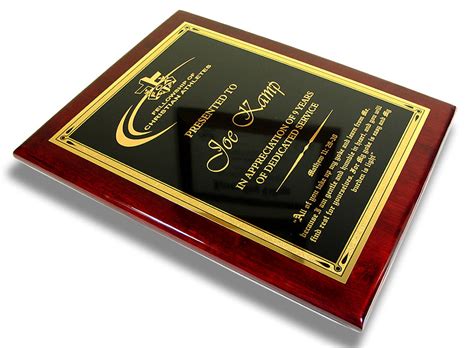 Piano And Brass Award Plaque