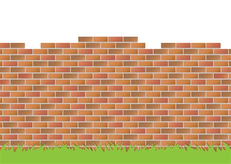 Cartoon Brick Wall Vector