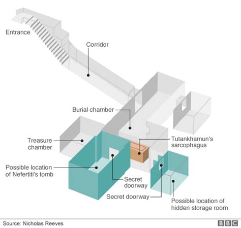 Egypt Queen Nefertiti Tomb Hunt Finds Organic Material Bbc News