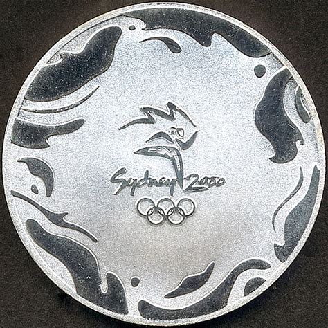 2000 Sydney Olympics 2000 Sydney Participation Medal Silvered