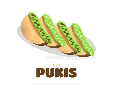 Illustration Of Kue Pukis Indonesian Traditional Cake Kue Pancong