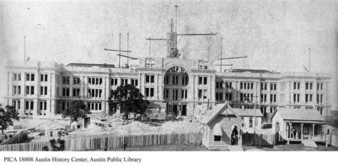 Construction Of Capitol Building Side 1 Of 1 The Portal To Texas