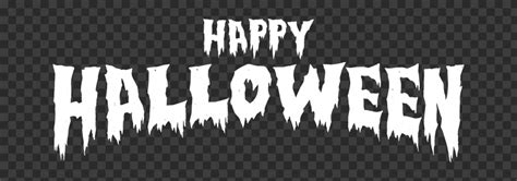 Hd Happy Halloween White Words Letters Text Font Png Citypng