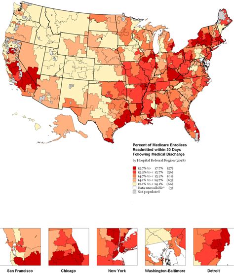 Map 5 Percent Of Medicare Enrollees Readmitted Within 30 Days Of