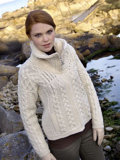 ladies aran knitwear by natallia kulikouskaya at stylish