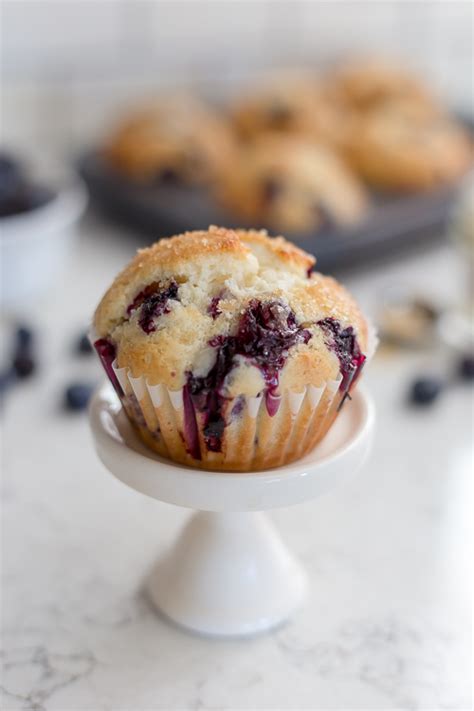 Blueberry Sour Cream Muffins Farmette Kitchen