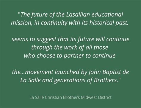 Legacy Of The De La Salle Christian Brothers Dunrovin