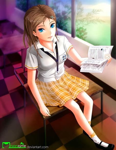 In Classroom By Nyanzyme On Deviantart