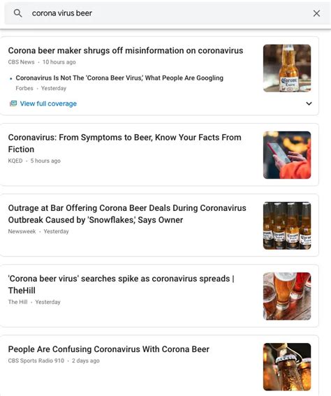 Of Course People Are Confusing Corona Beer With The Coronavirus