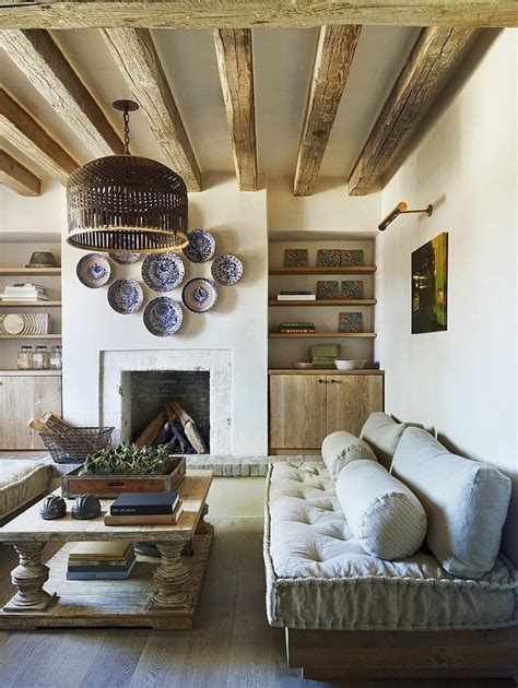 Build a romantic and classic farmhouse living room with this french farmhouse idea. Eclectic French Farmhouse Style In Sonoran Desert, Arizona