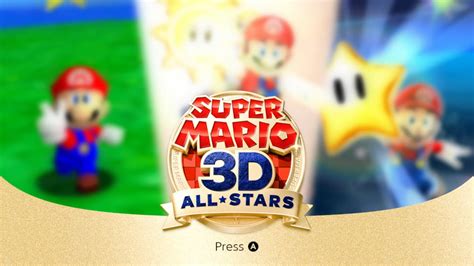 Heres Your First Look At The Main Menu In Super Mario 3d All Stars
