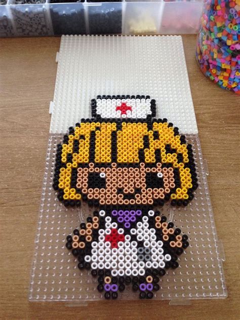 Nurse Hama Beads By Marye Perler Bead Art Perler Bead Patterns