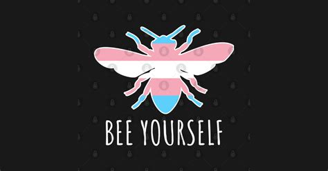 Bee Yourself Trans Pride Transgender Sticker Teepublic