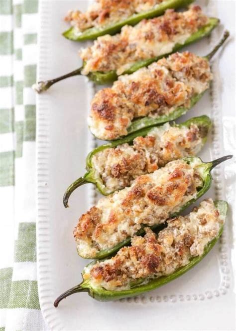 Use custom templates to tell the right story for your business. Sausage & Cream Cheese Stuffed Jalapenos (+VIDEO) | Lil' Luna