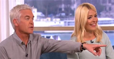 Holly Willoughby And Phillip Schofield Get Heated During Celebrity
