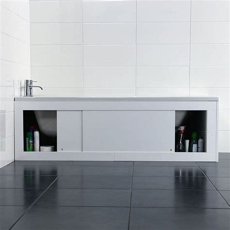 See more ideas about bath panel storage, bath panel, pallet diy. Croydex Unfold 'N' Fit White Bath Panel & Lockable Storage Front 1680mm WB995122: Amazon.co.uk ...