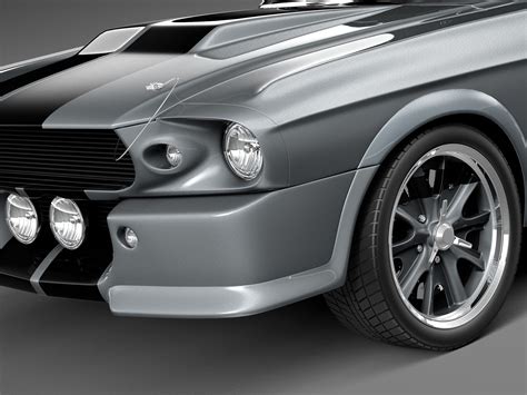 Shelby Gt500 Eleanor 1967 3d Model By Squir