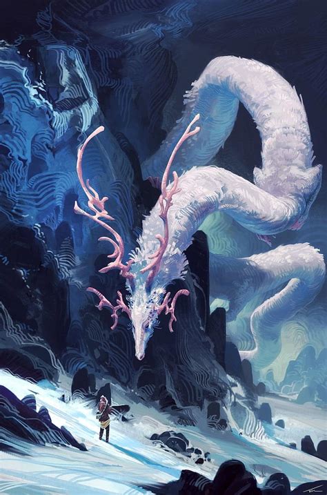 Snow Dragon Wallpapers Wallpaper Cave