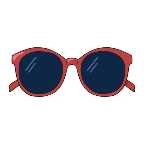 line drawing red sunglasses 2223896 vector art at vecteezy