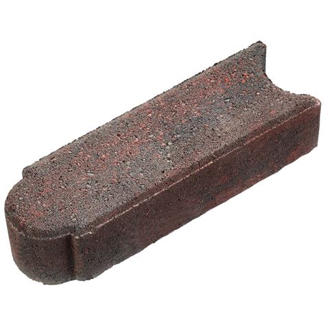 Bullet Redblack Straight Edging Stone Common 4 In X 12 In Actual 3