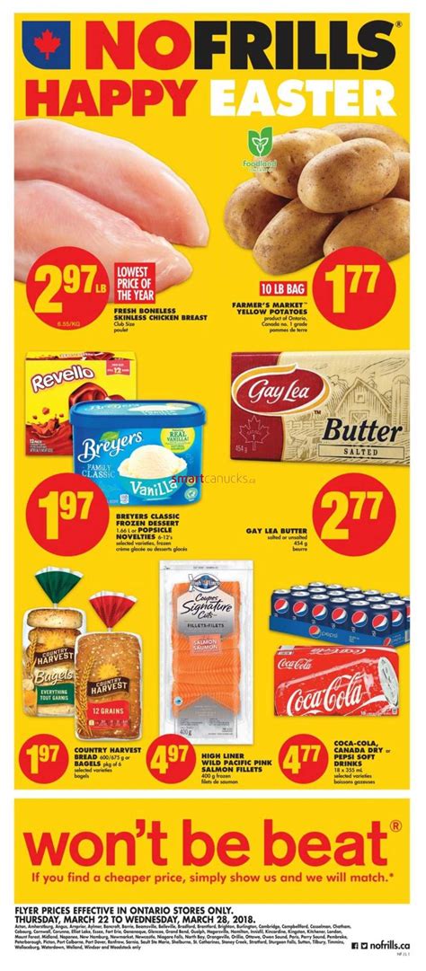 No Frills On Flyer March 22 To 28