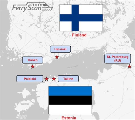 Ferries And Cruises Between Finland And Estonia