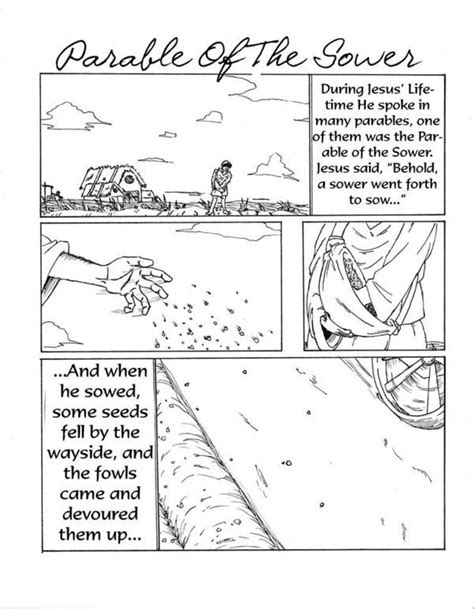 Printable Parable Of The Sower Activity Sheets
