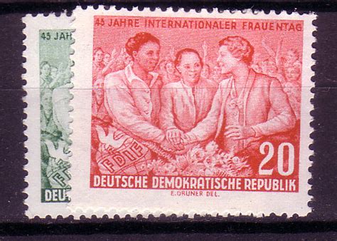 März es ist auf der cd kinderlieder aus der ddr ,,wenn mutti früh zur arbeit geht und es heißt heute ist der 8. BRIEFMARKEN DDR MICHEL NR. 450 - 451 POSTFRISCH ...