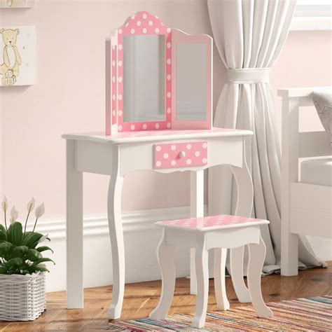 5 out of 5 stars with 2 ratings. Harriet Bee Kadence Children's Wooden Vanity Dressing ...