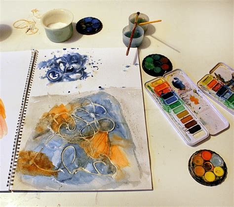 Salt Glue And Watercolor Paint Process Art Activity Process Art Art Activities Watercolor