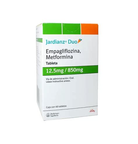Jardianz Duo 12.5 Mg/850 Mg 60 Tabletas