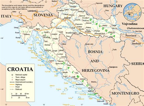 Entdecken sie die schönsten ferienhäuser & ferienwohnungen beim testsieger. Landkarten von Kroatien - Maps of Croatia