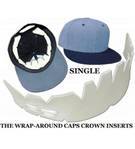 1pk baseball caps wrap around crown inserts hat shaper washing aide and storage black cs1827znqza